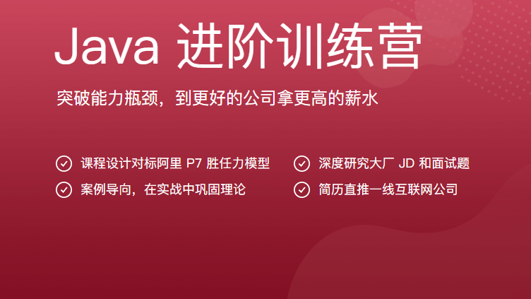 极客 Java进阶训练营6期|价值2999元|2022年|完结